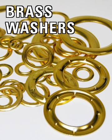 #0 (1/4" ID) Brass washers only